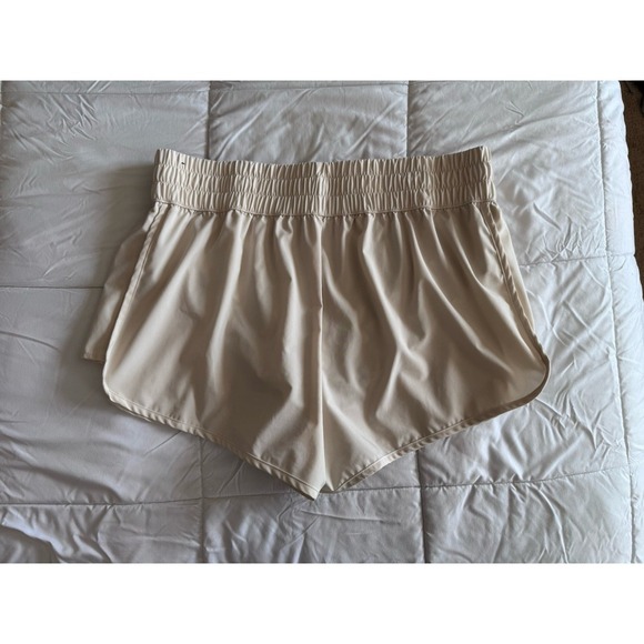 DSG Womens High-Rise Stride Shorts Light Sand 2X Tan Dri Fit Material Running - Picture 8 of 12